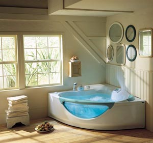 Джакузи в ванной комнате
